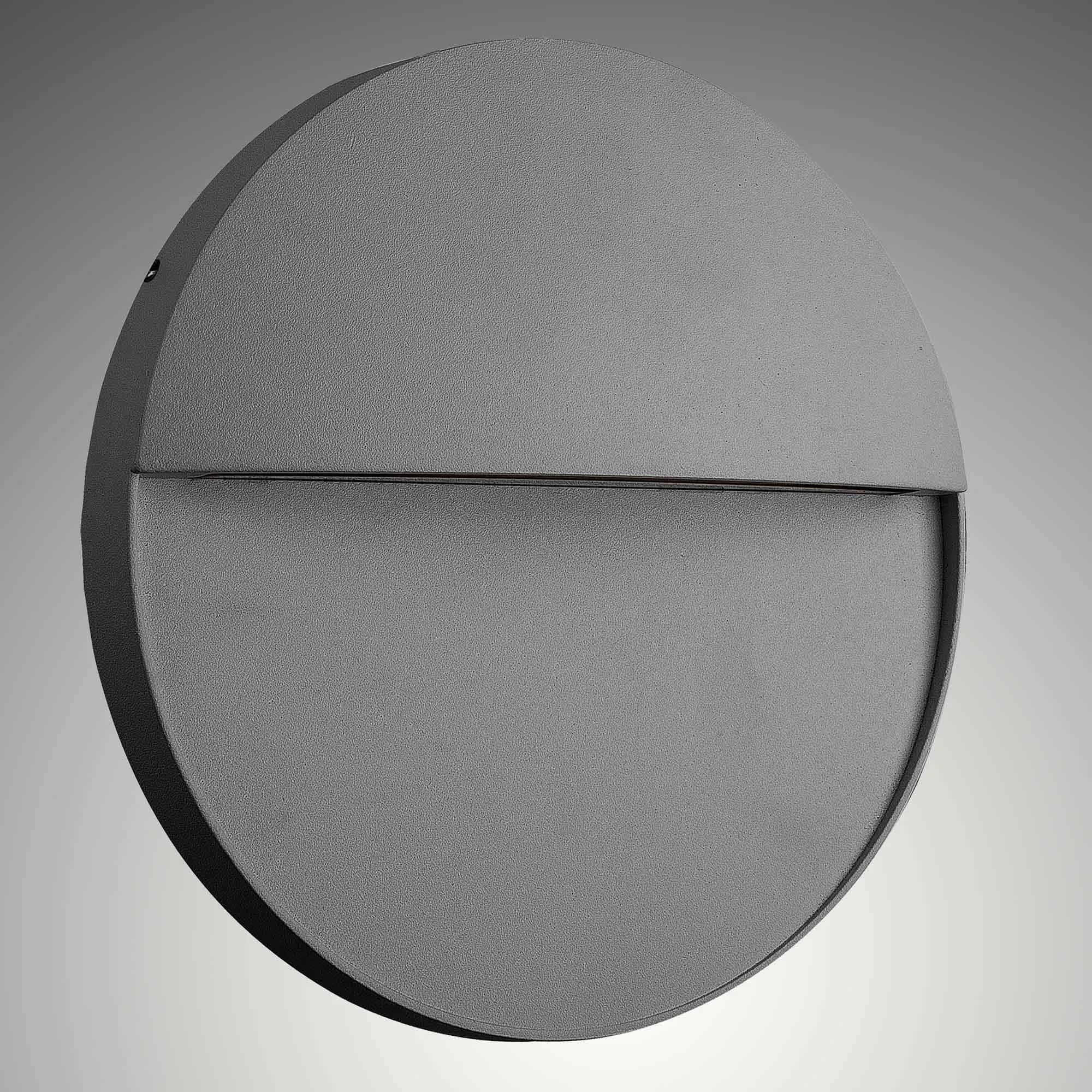 Baker Large Round Wall Lamp 6W LED IP54 Anthracite M7017  Mantra Fusion Baker